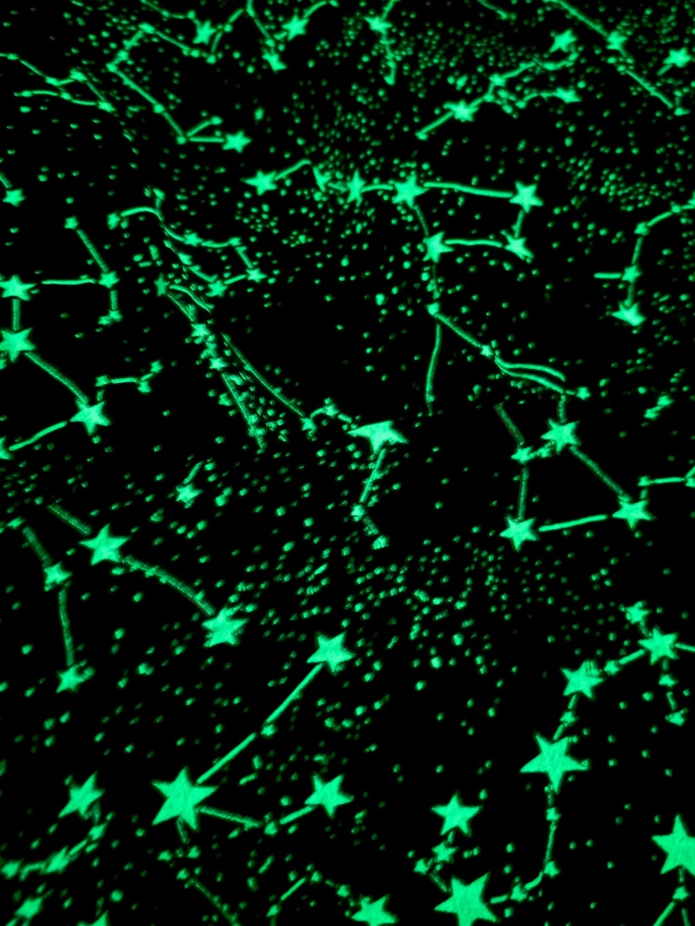 Navy Glow-in-the-Dark Constellation Print Sleeveless Dress - Picture 6 of 12